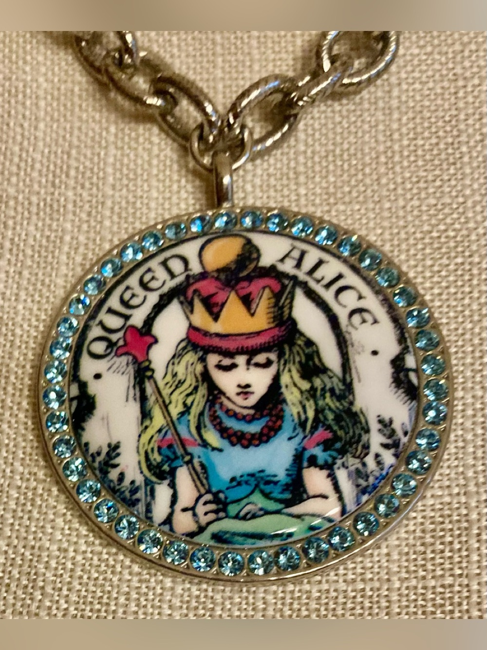 Tarina Tarantino Queen Alice Pendant and Chain